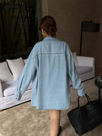 Kiersten | Effortless Women's Oversized Denim Shirt