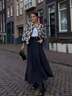 Lavonne | Women's Bomber Jacket and Skirt Set