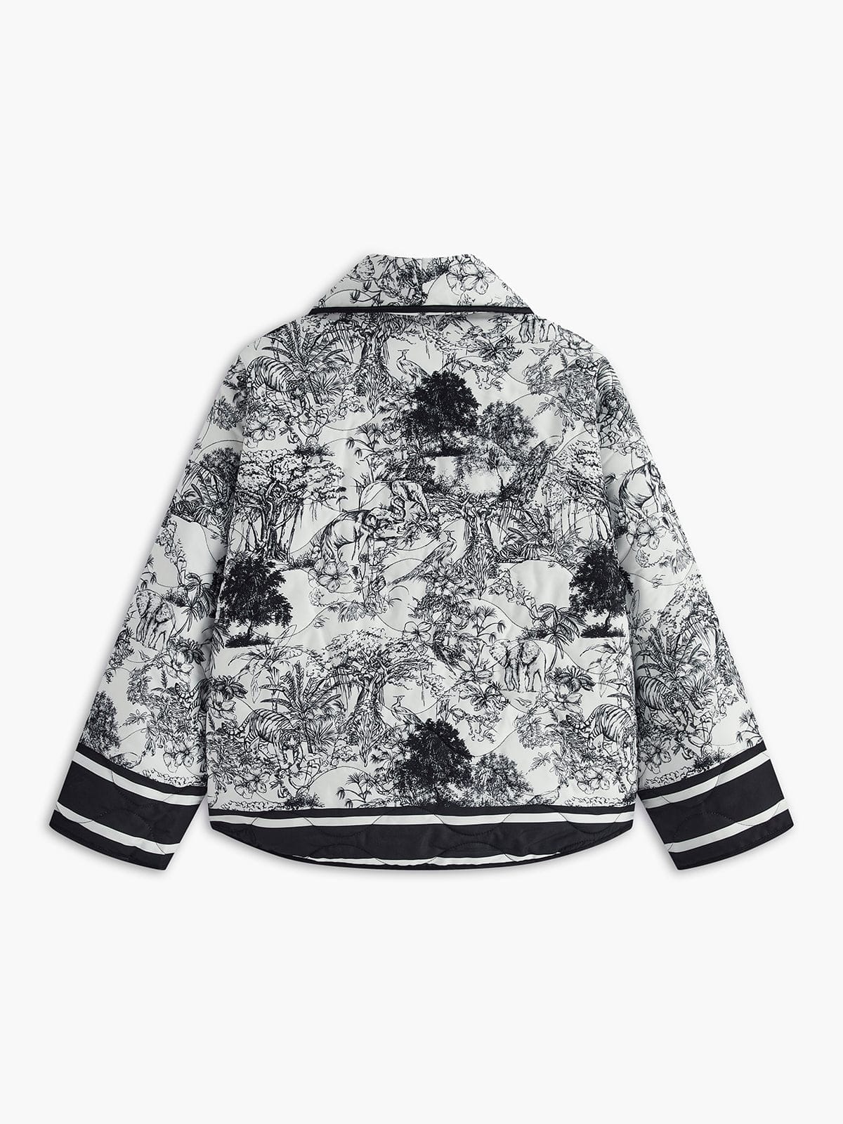 Evelyn Toile Print | Women's Lightweight Jacket