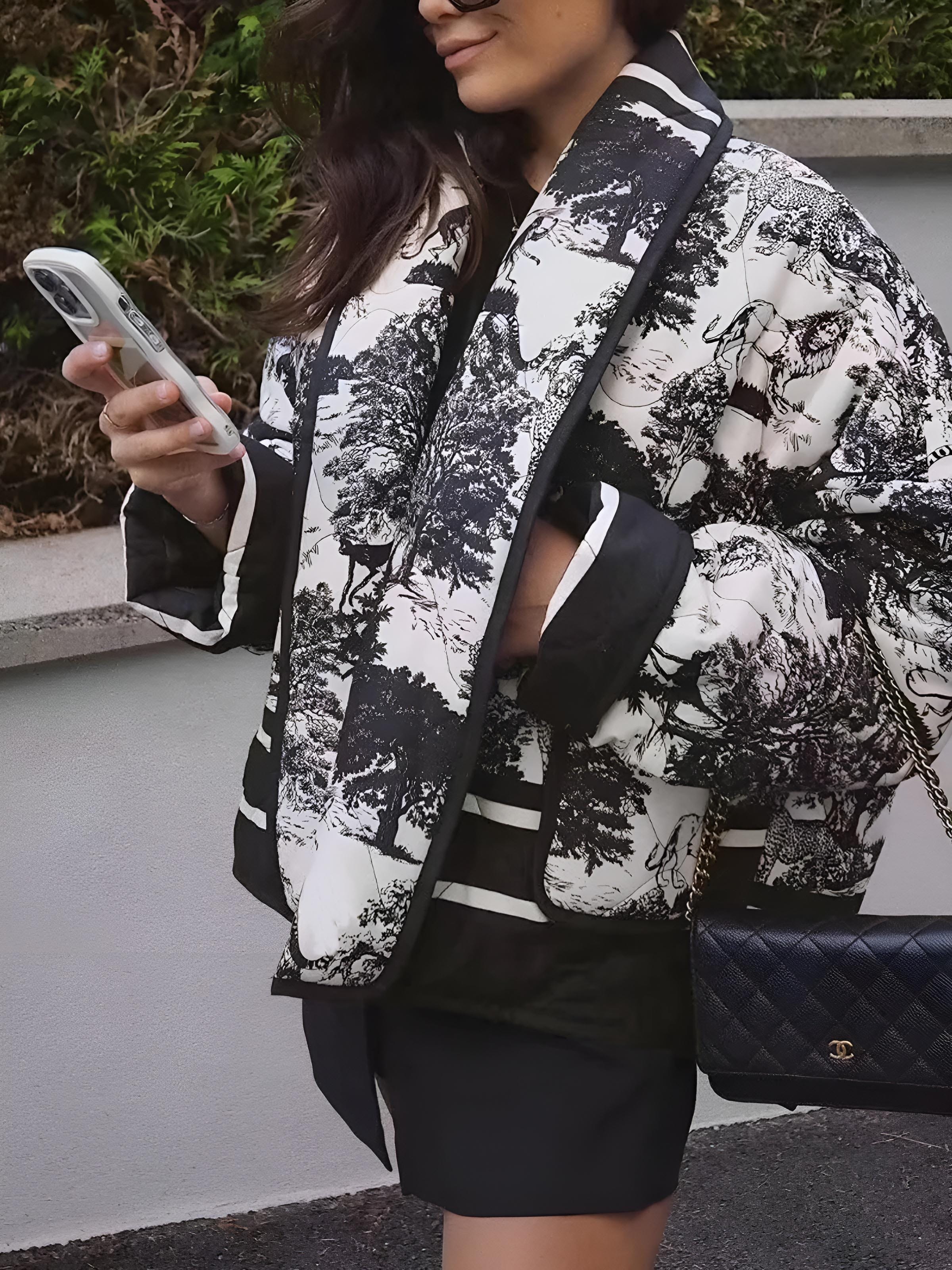 Evelyn Toile Print | Women's Lightweight Jacket