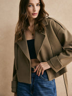 Vanity | Chic Women's Cropped Wool Blend Jacket