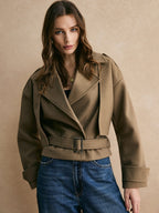 Vanity | Chic Women's Cropped Wool Blend Jacket