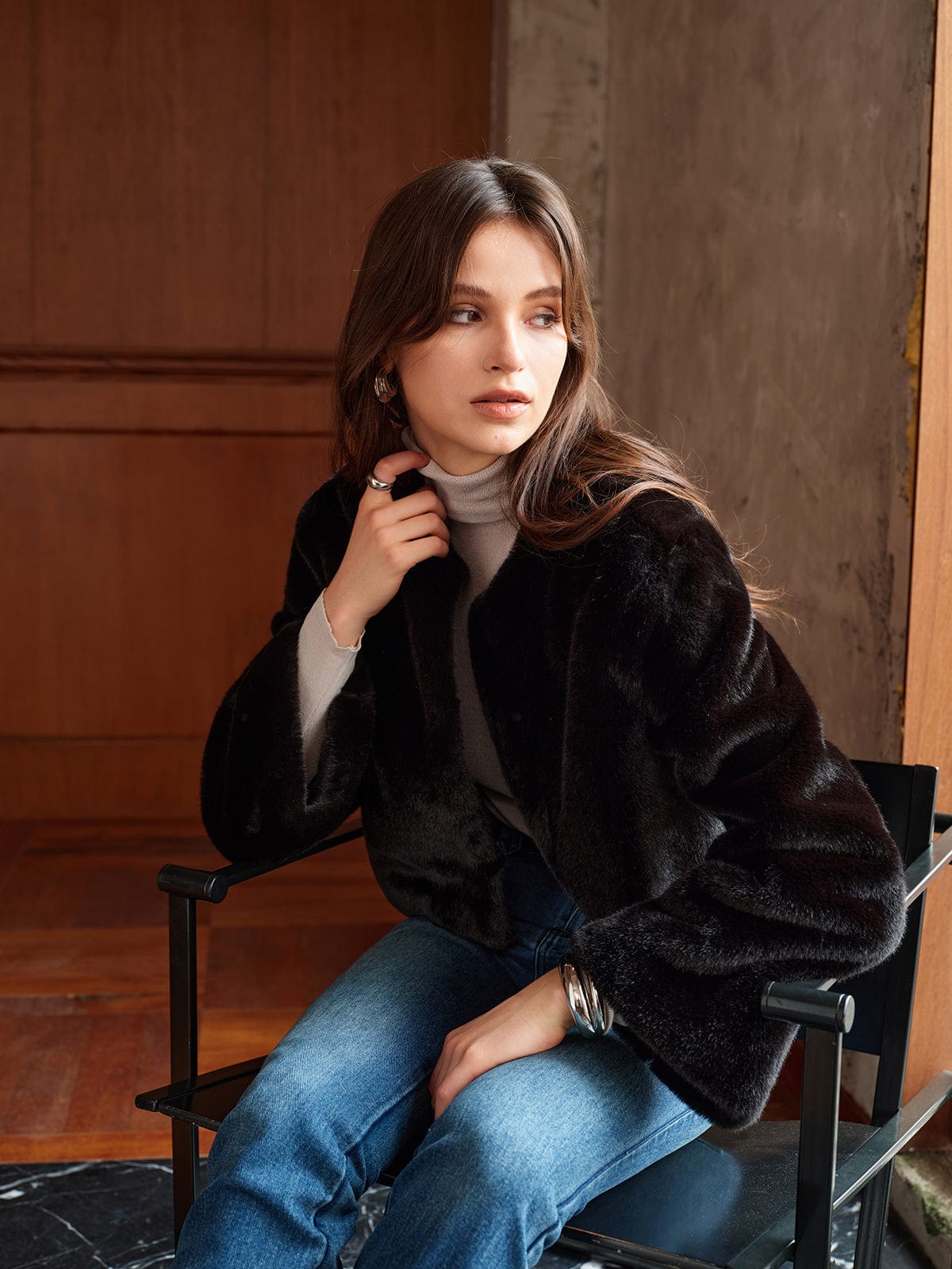 Jacquelyn | Women Faux Fur Jacket