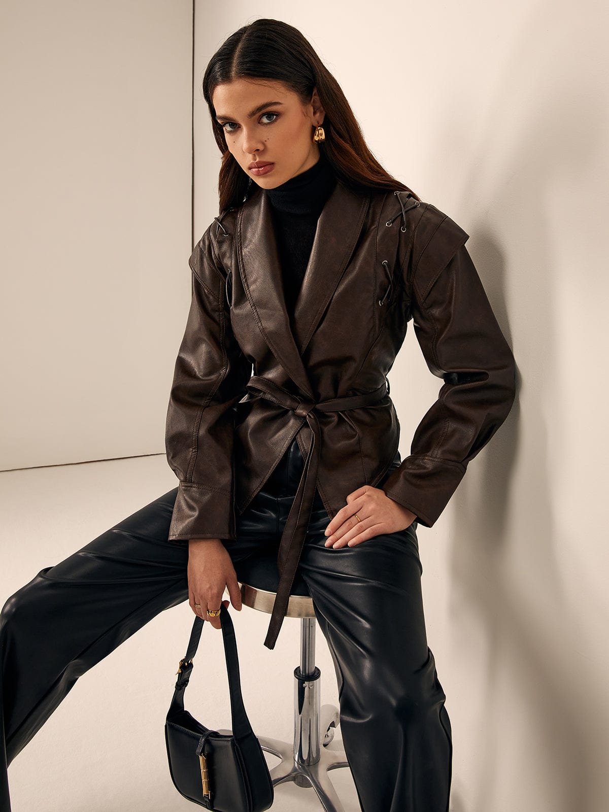 Trula | Chic Faux Leather Jacket for Fashion-Conscious Women