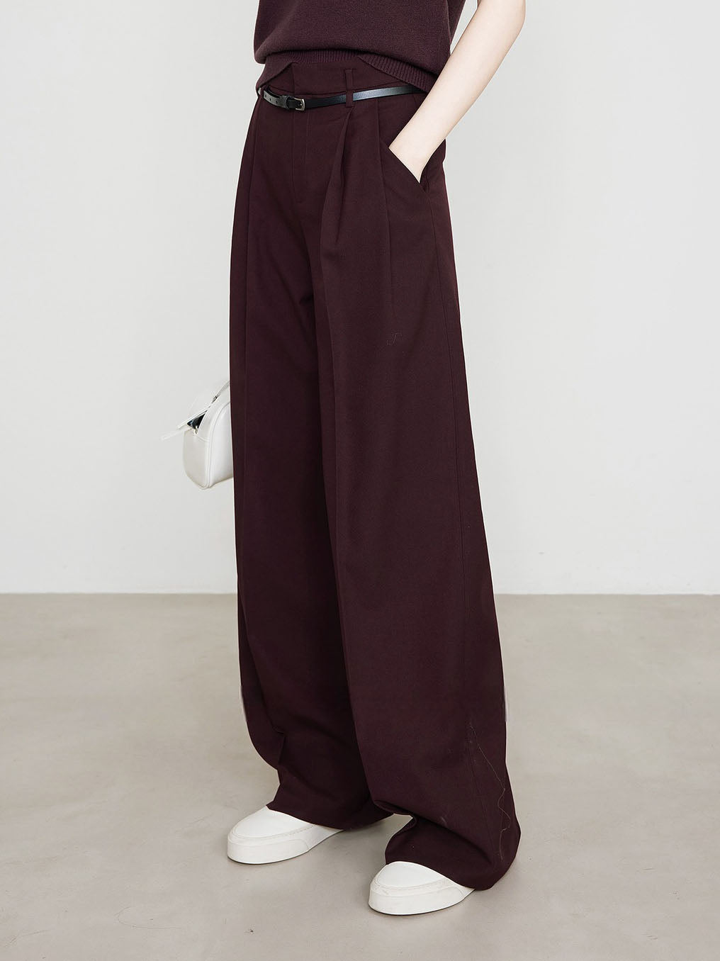 Beverly | Women's Wide-Leg Pleated Trousers