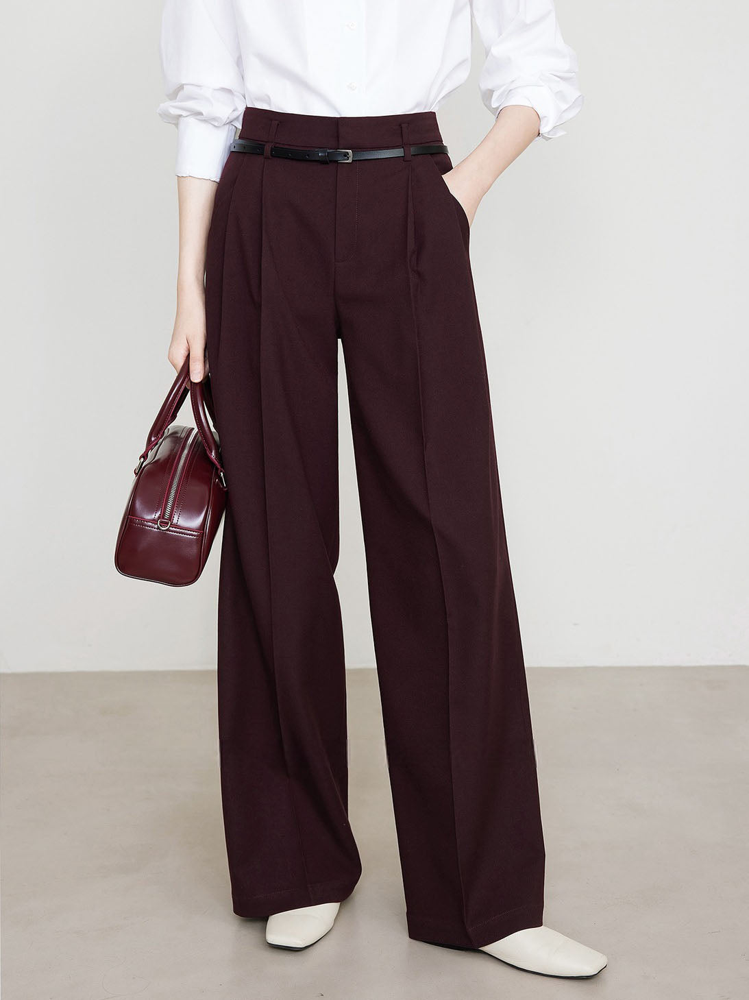 Beverly | Women's Wide-Leg Pleated Trousers