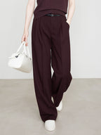 Beverly | Women's Wide-Leg Pleated Trousers