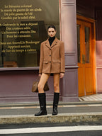 Nila | Women's Suede-like Relaxed Fit Blazer for All Seasons