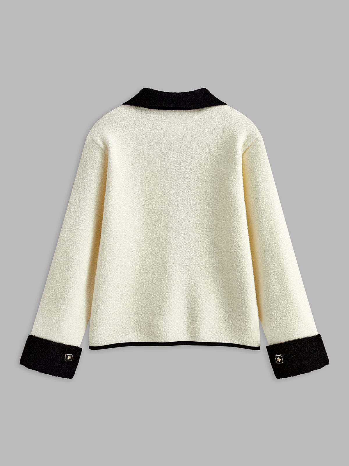 Freida | Women Cardigan Jacket with Elegant Contrast Trim