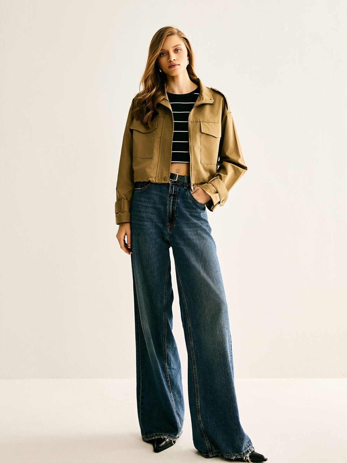 Millicent | Women's Cropped Utility Jacket