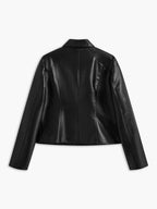 Zara | Women's Faux Leather Studded Jacket