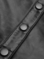 Zara | Women's Faux Leather Studded Jacket