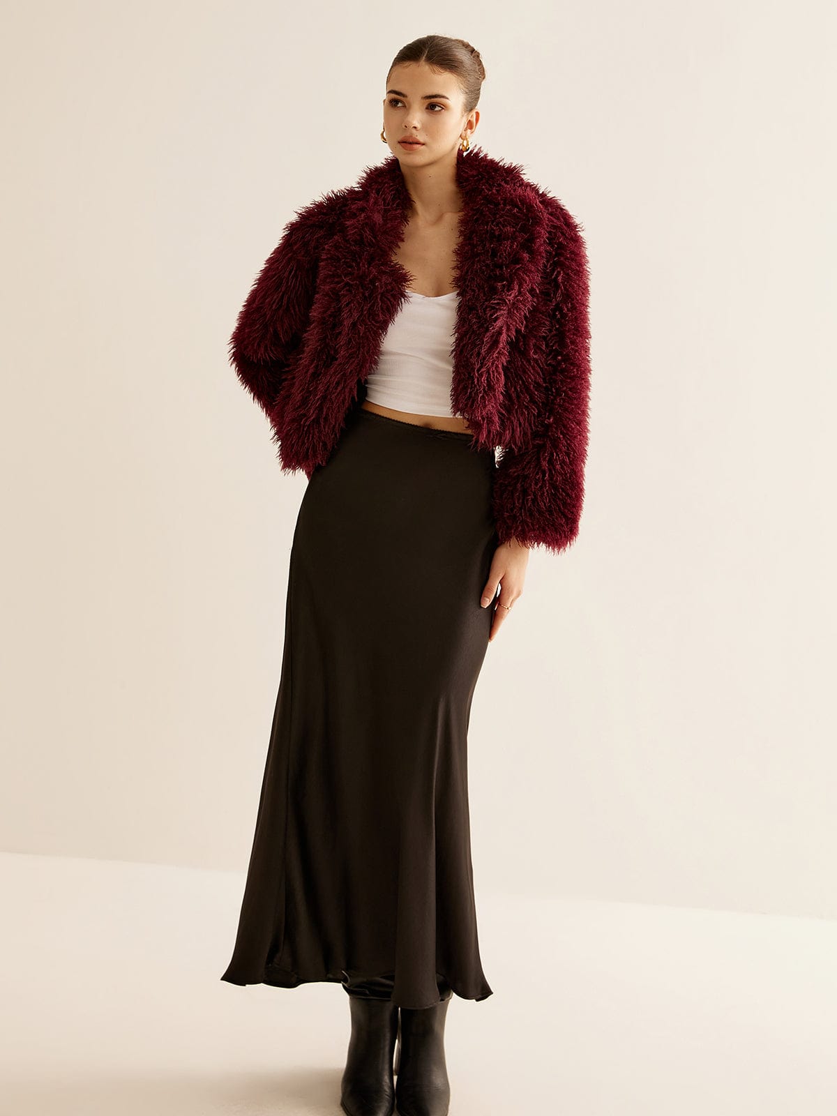 Ena | Women's Plush Faux Fur Jacket
