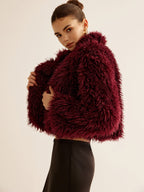 Ena | Women's Plush Faux Fur Jacket