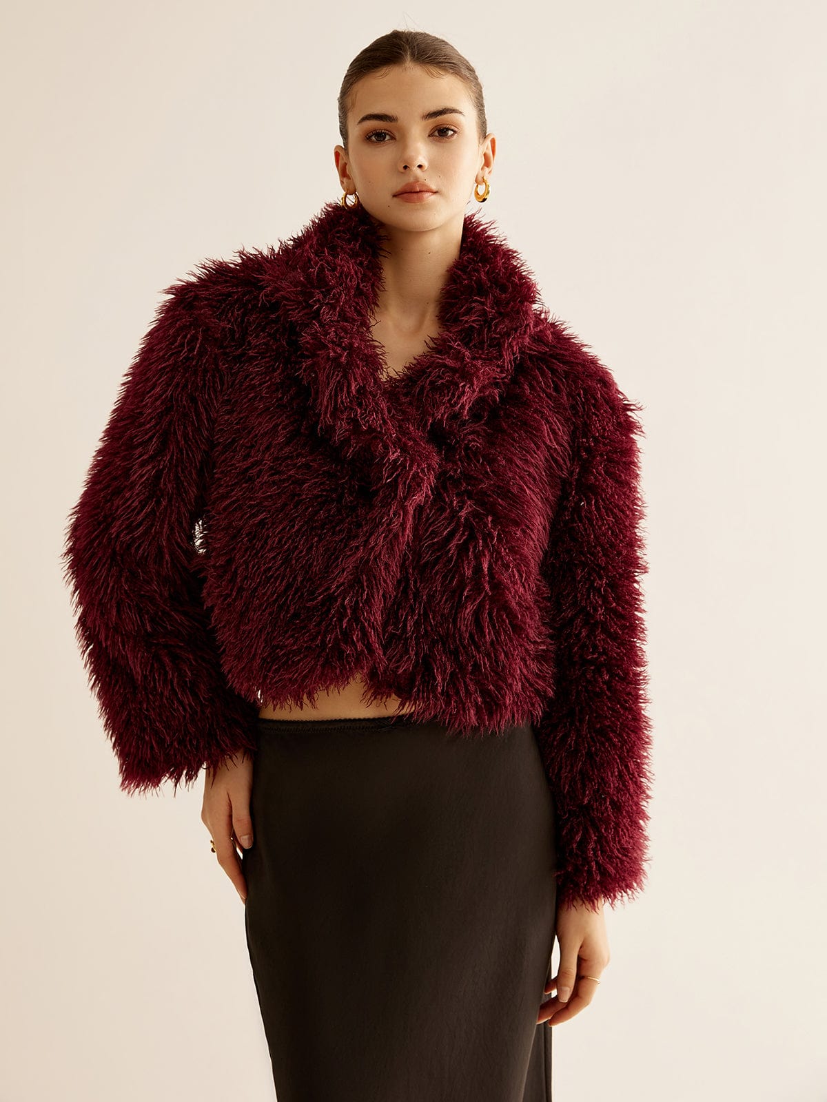 Ena | Women's Plush Faux Fur Jacket