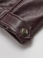 Koen | Stylish Faux Leather Bomber Jacket for Adults