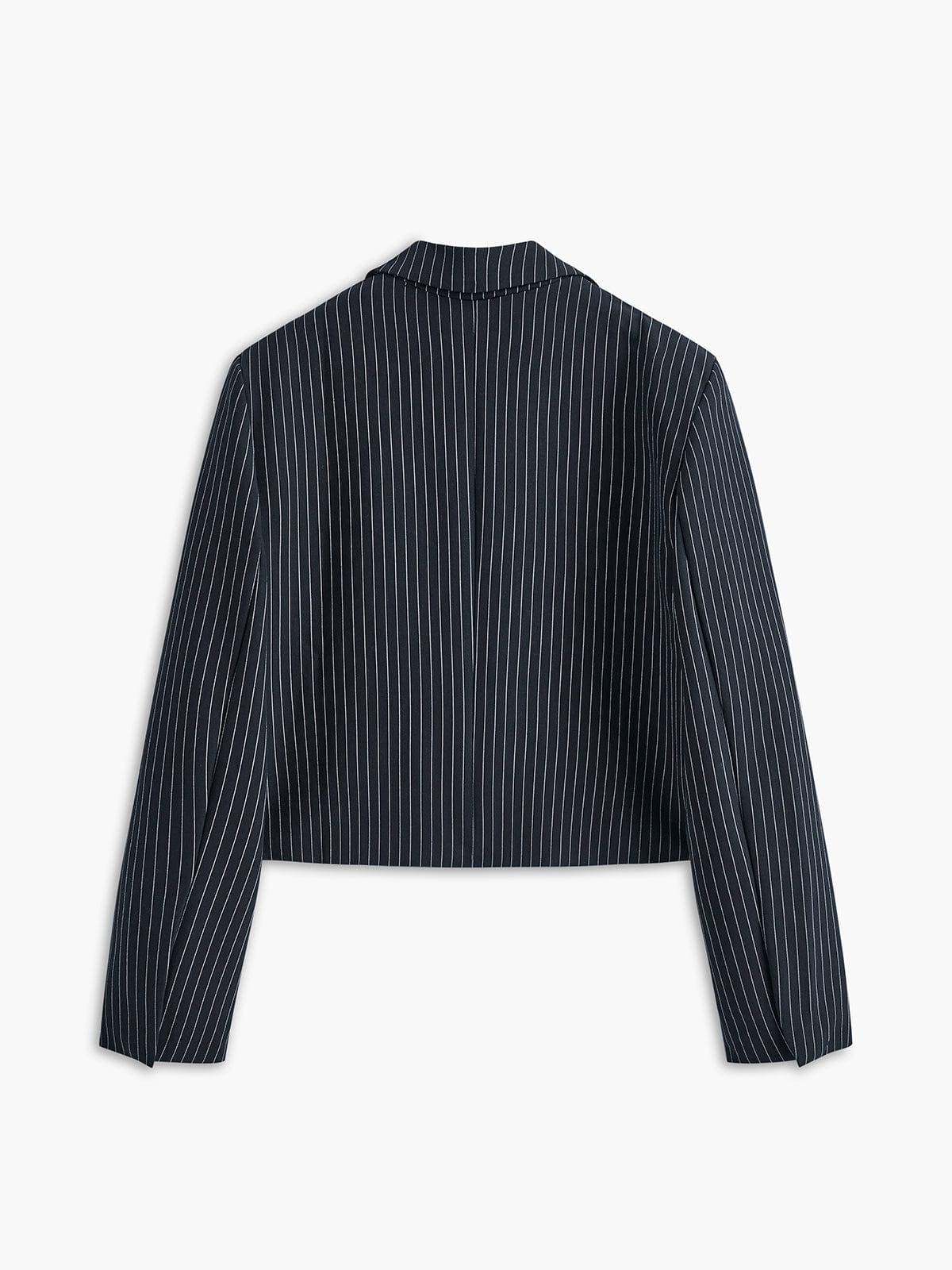 Elissa | Stylish Women's Cropped Pinstripe Blazer