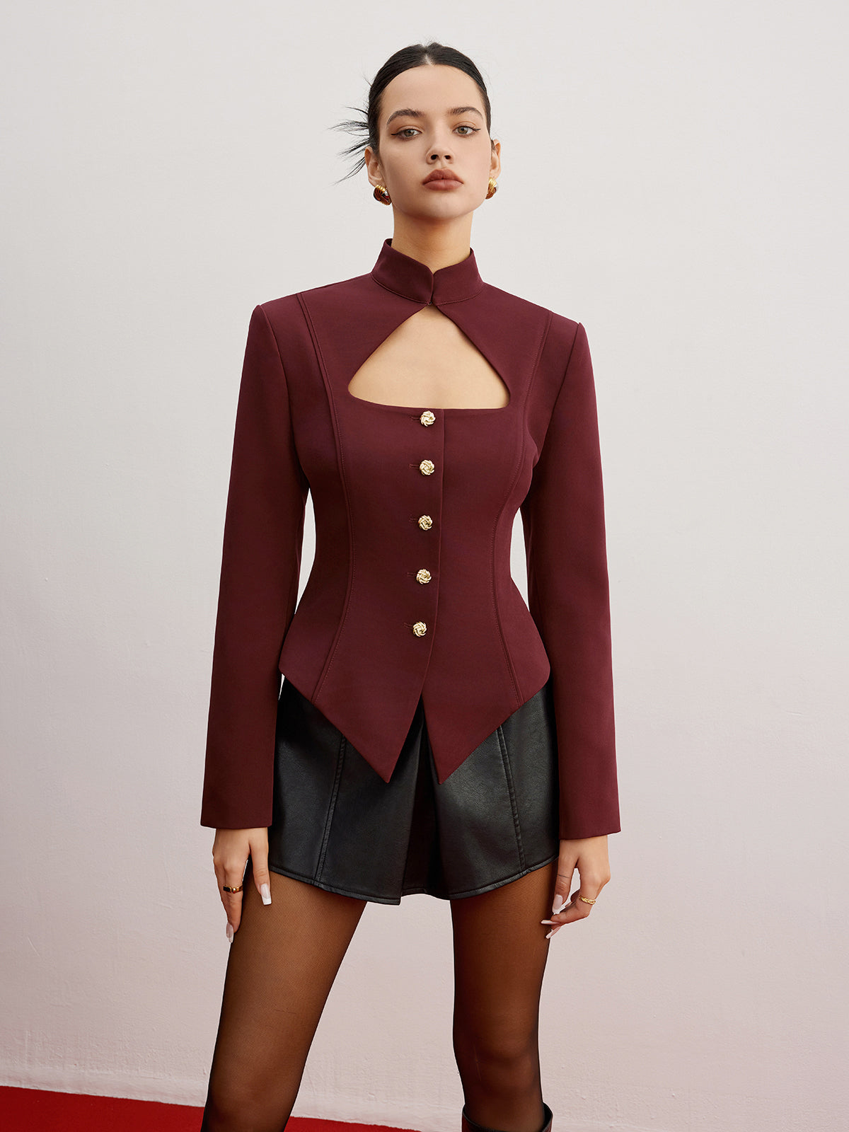 Jazelle | Elegant Women's Peplum Blazer