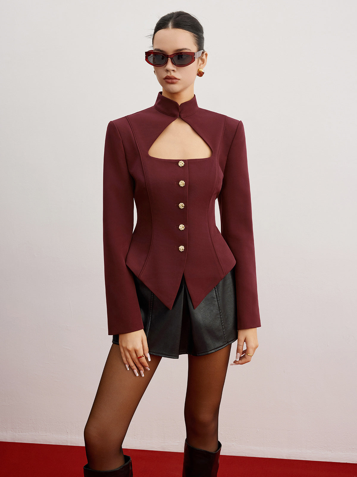 Jazelle | Elegant Women's Peplum Blazer