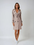 Samia Classic Double-breasted Women's Trench Coat