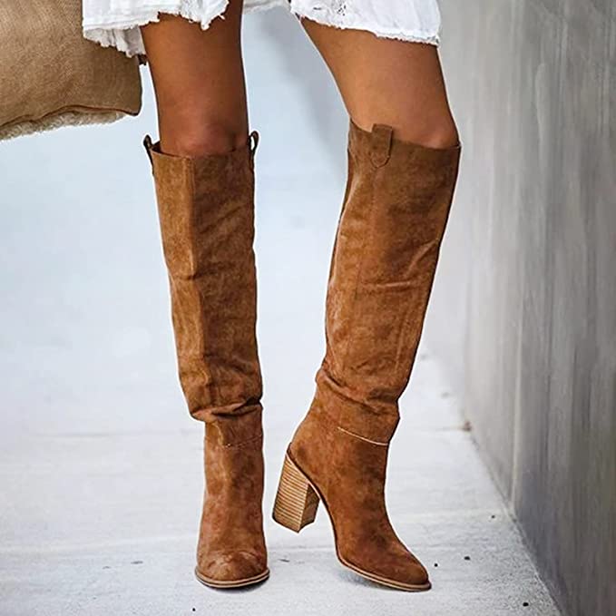 Emmaleigh | Women's Bohemian Western Block Heel Boots