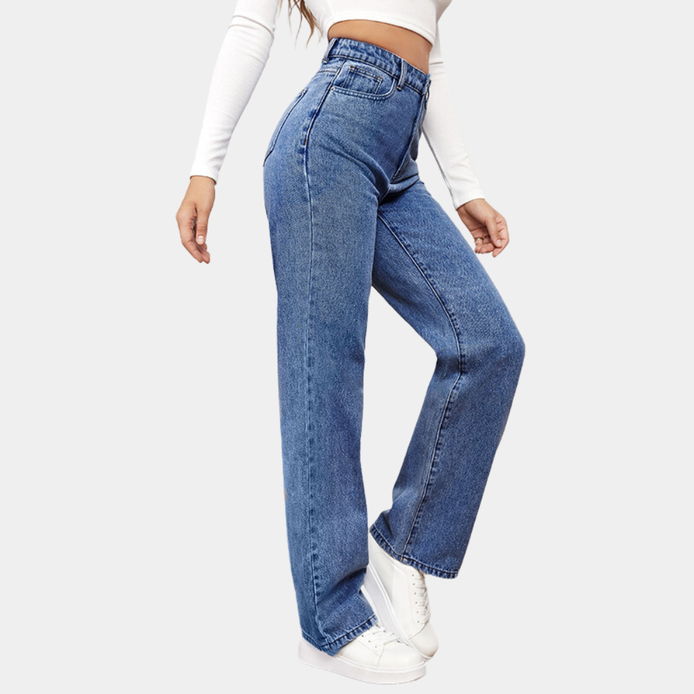 Harper High-Waist Wide-Leg Women's Denim Jeans