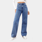 Alyanna | Women's Relaxed Fit Acid Wash Denim Jeans