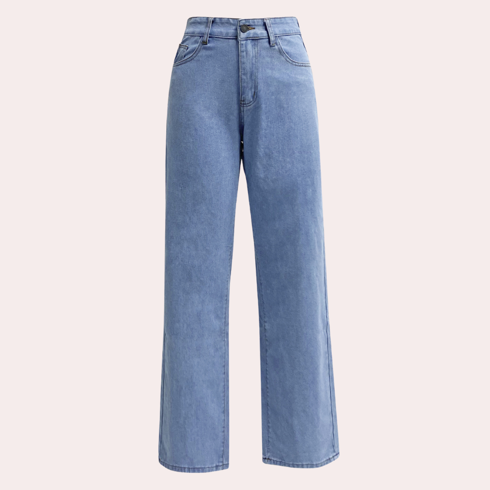 Alyanna | Women's Relaxed Fit Acid Wash Denim Jeans