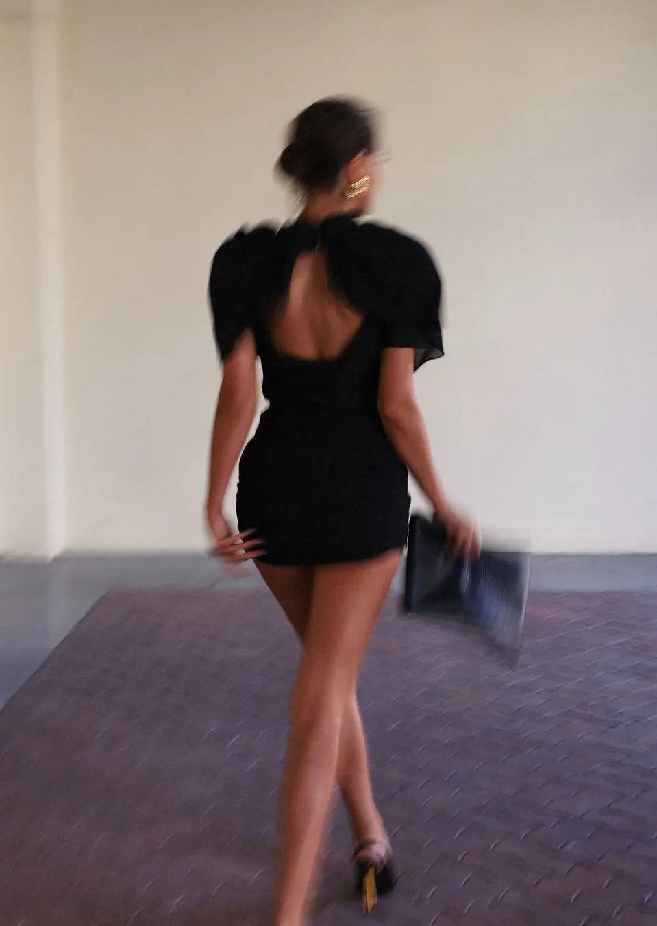 Audie Draped Mini Dress | Elegant Women's Evening Wear