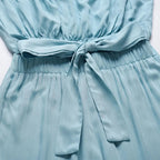 Mattea | Elegant Strapless Wide-Leg Jumpsuit for Women