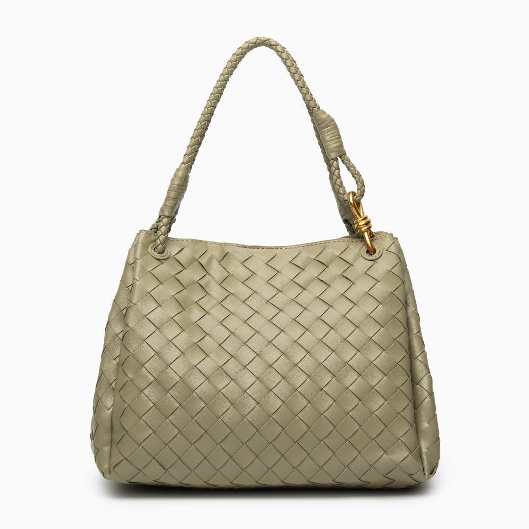 Gabrielle | Elegant Woven Leather Handbag for Women