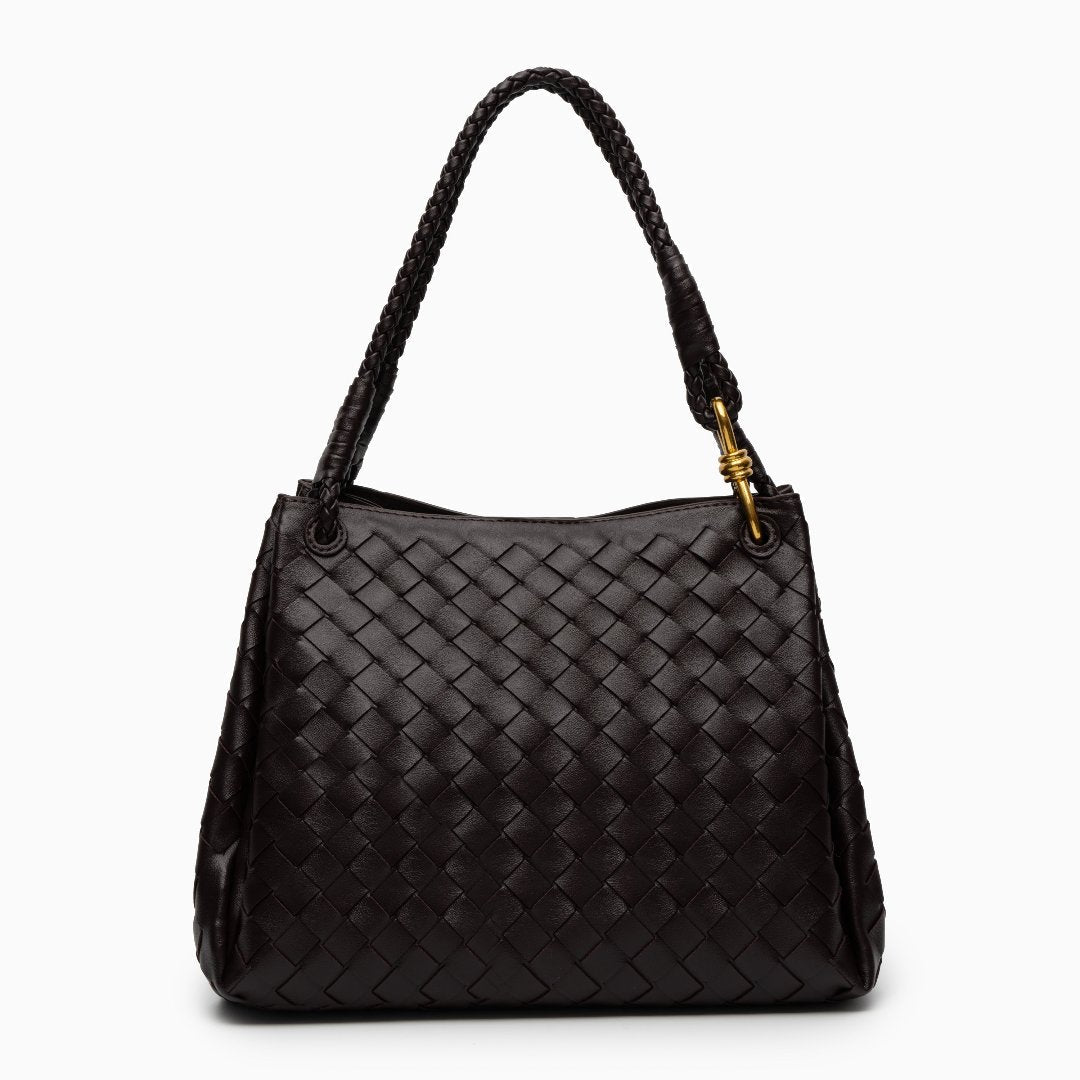 Gabrielle | Elegant Woven Leather Handbag for Women