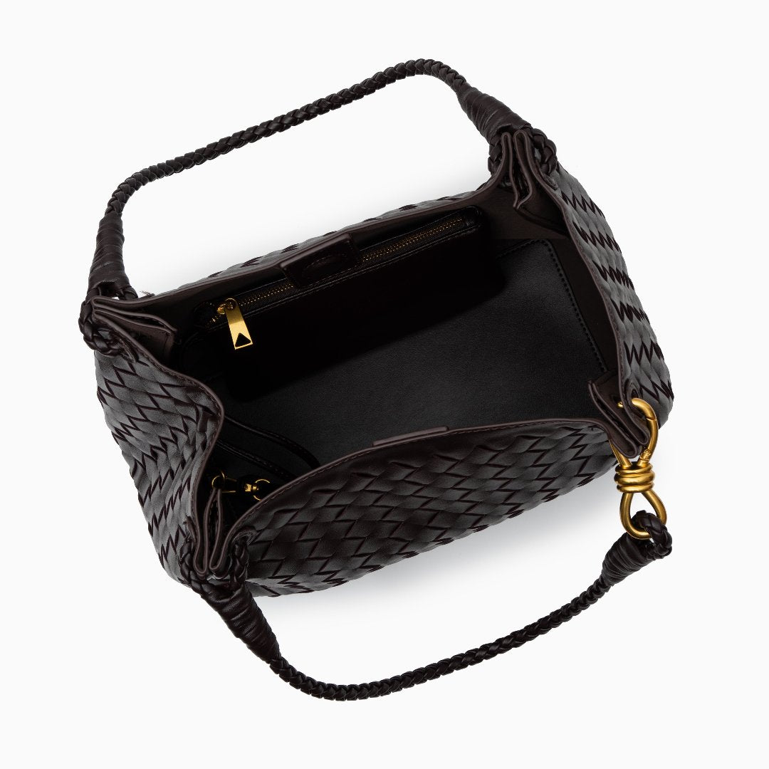 Gabrielle | Elegant Woven Leather Handbag for Women