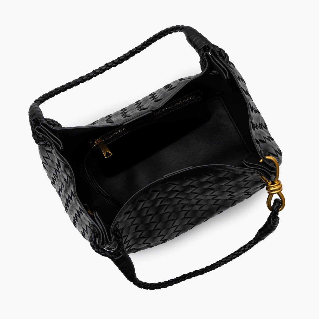 Gabrielle | Elegant Woven Leather Handbag for Women