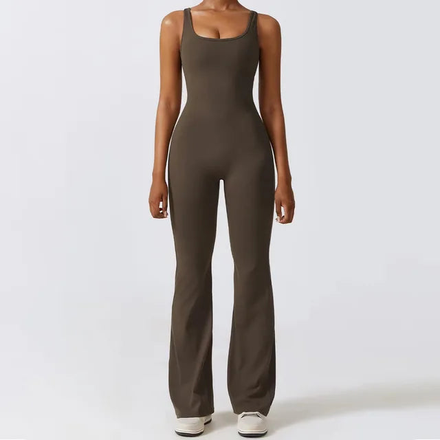 Araceli | Women's Ribbed Knit Athleisure Jumpsuit