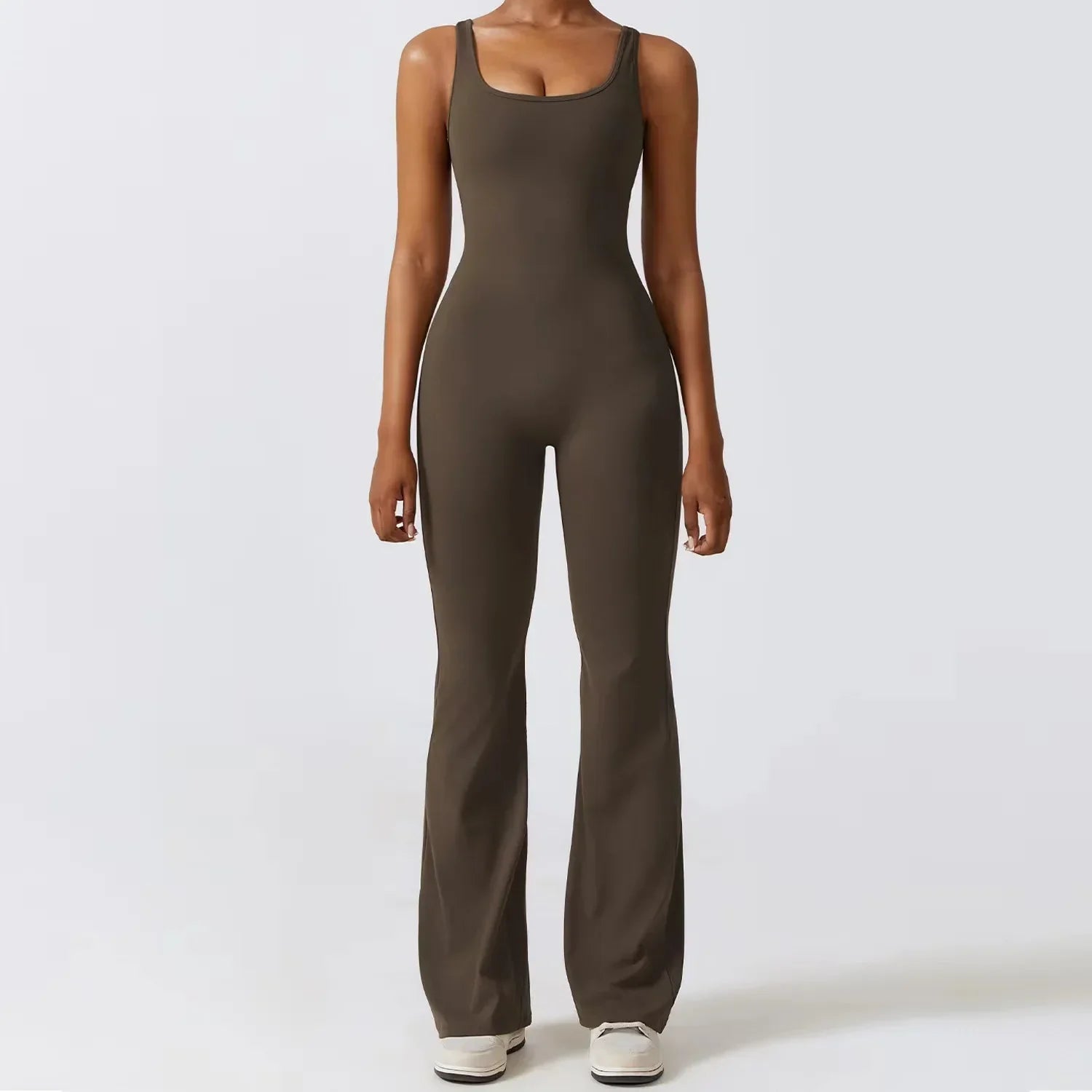 Araceli | Women's Ribbed Knit Athleisure Jumpsuit