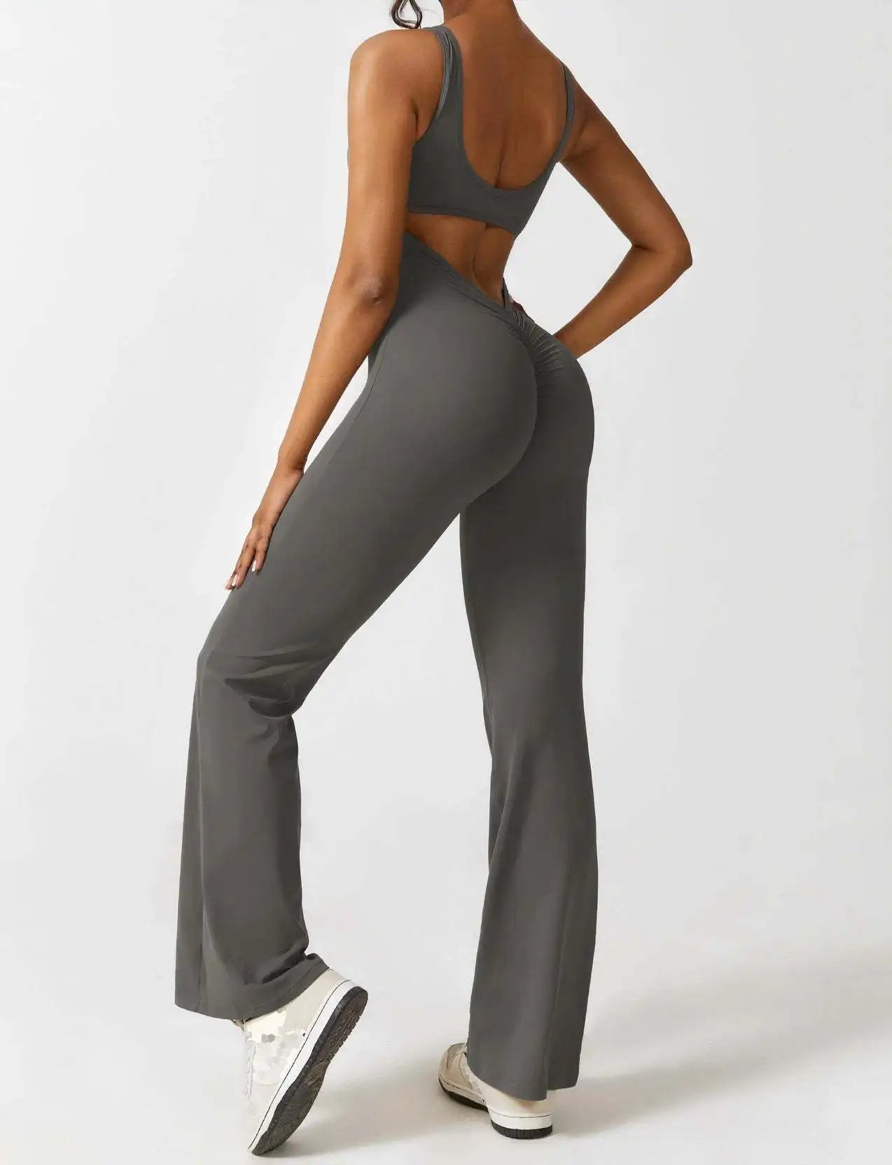 Araceli | Women's Ribbed Knit Athleisure Jumpsuit