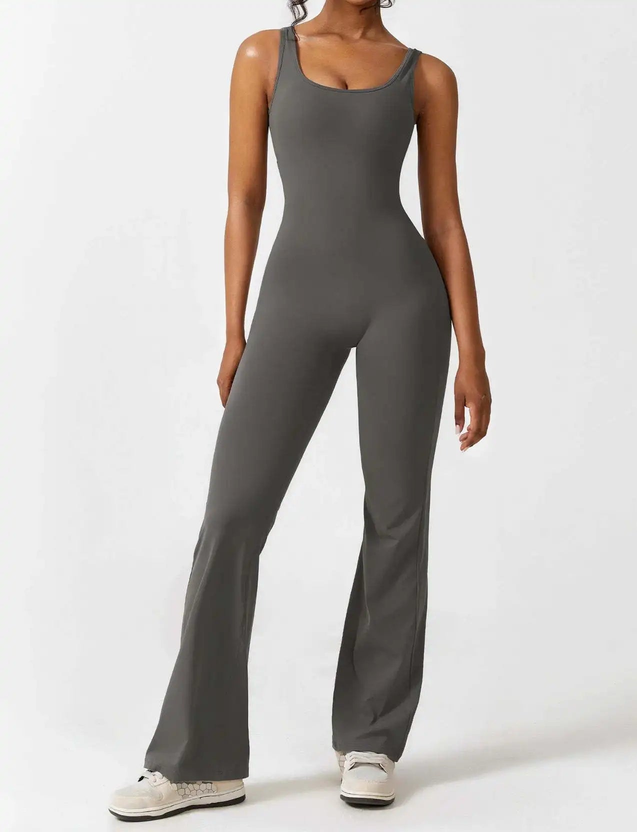 Araceli | Women's Ribbed Knit Athleisure Jumpsuit