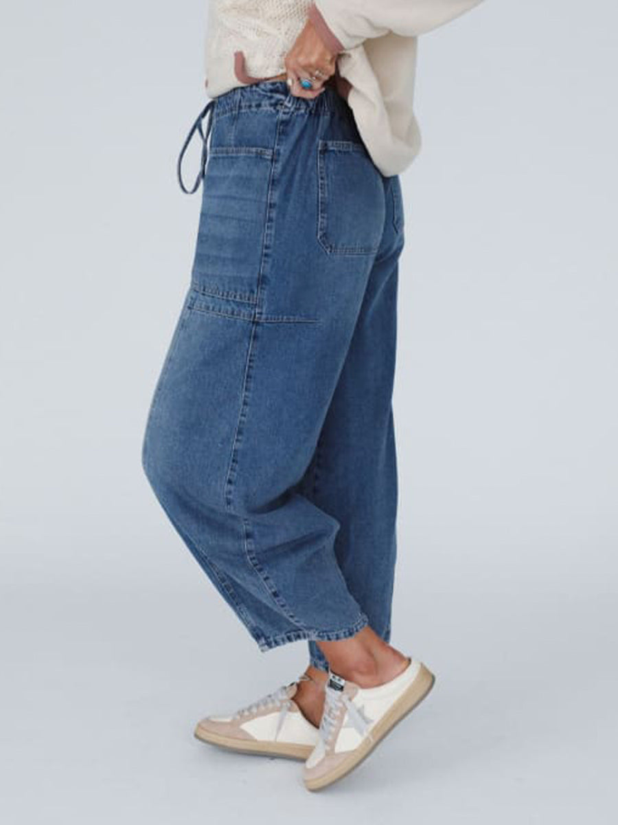 Itzel Relaxed Fit Balloon Jeans | Comfortable Women's Denim