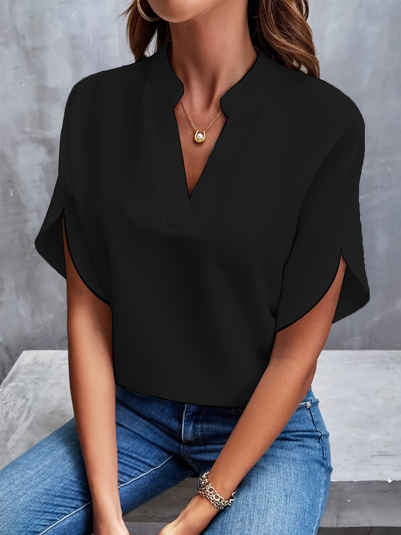 Harper V-Neck | Women's Elegant Blouse