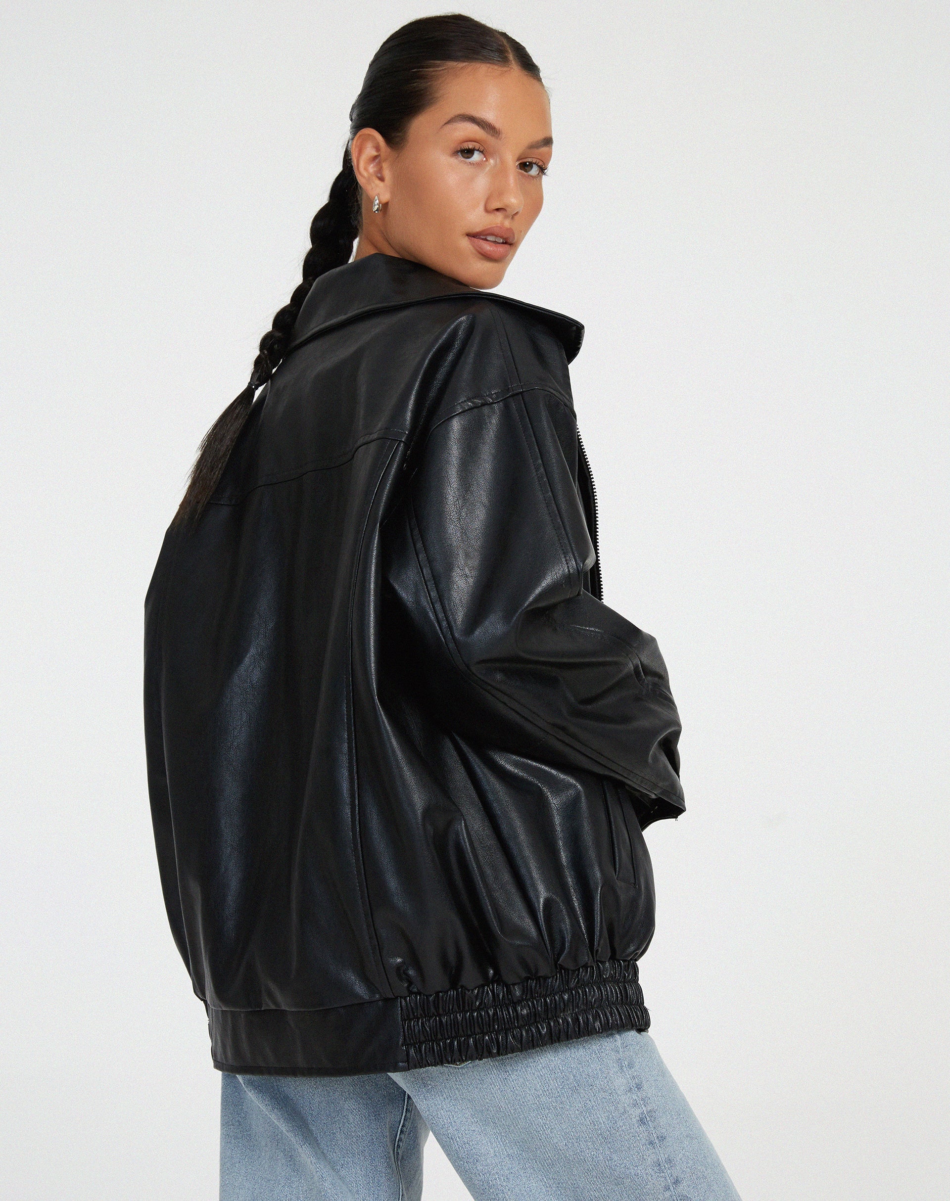 Amiracle | Young Adults Faux Leather Jacket