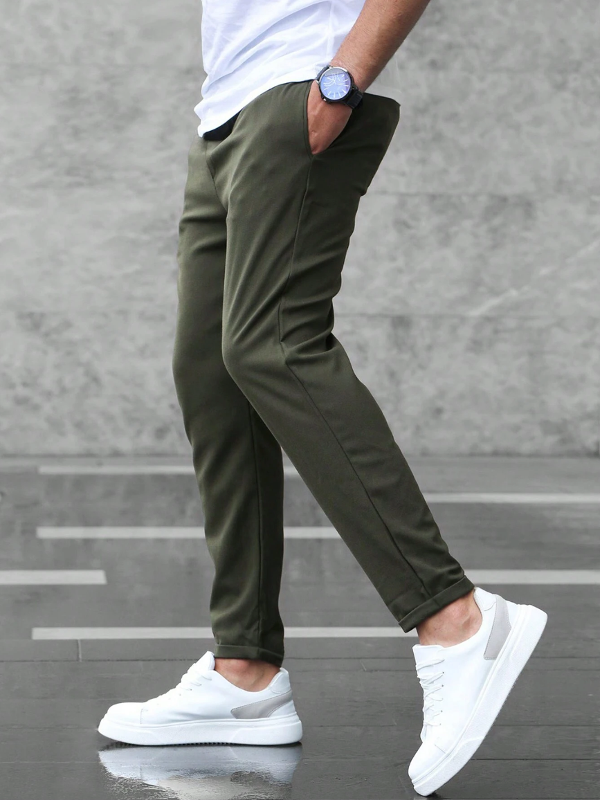 Ellis | Men's Slim Fit Drawstring Trousers