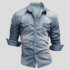 Larence | Men's Casual Denim Shirt