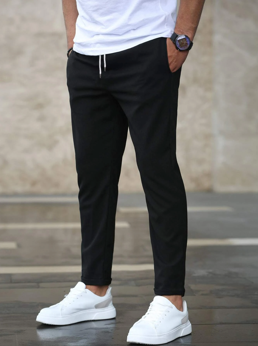 Ellis | Men's Slim Fit Drawstring Trousers