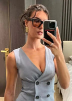 Jolene Twisted Gold & Silver Tone Statement Earrings for Women