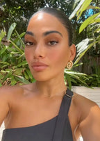 Ayesha Spiral Coil Earrings | Elegant Gold-Tone for Women