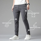 Einar Slim-Fit Straight-Leg Trousers for Men