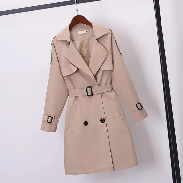 Samia Classic Double-breasted Women's Trench Coat
