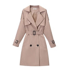 Samia Classic Double-breasted Women's Trench Coat