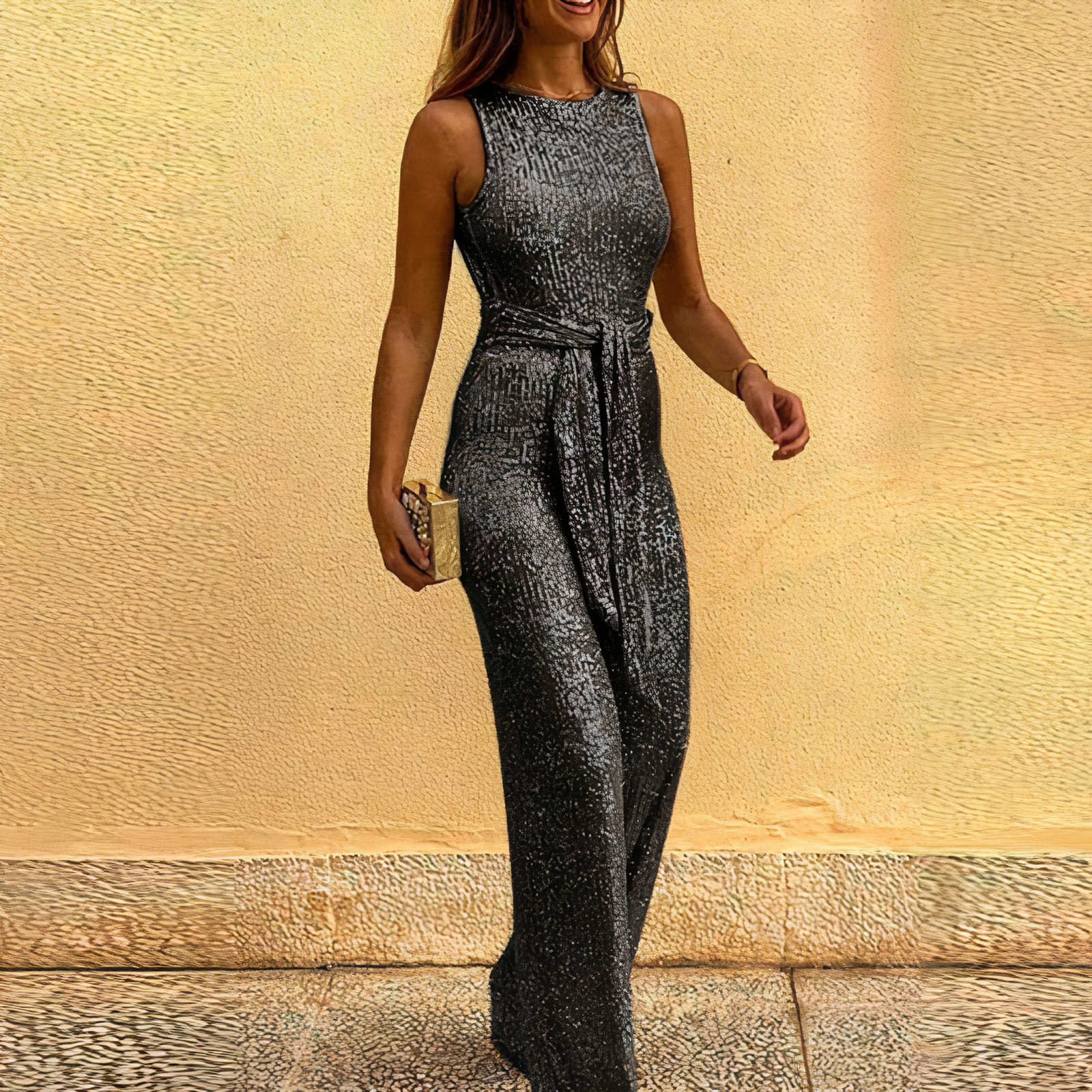 Tala | Glamorous Sequin Jumpsuit for Women